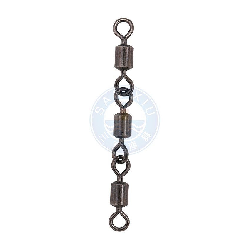 Double color rolling swivel fishing tackle accessories